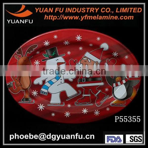 Rectangle large melamine tray