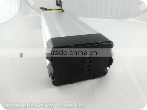 e-bike battery pack 24v 12ah LiFePo4 battery silver fish type
