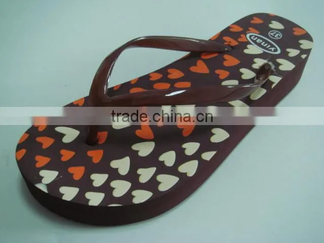 663 LOULUEN China New Model Women EVA PVC Printed Slippers