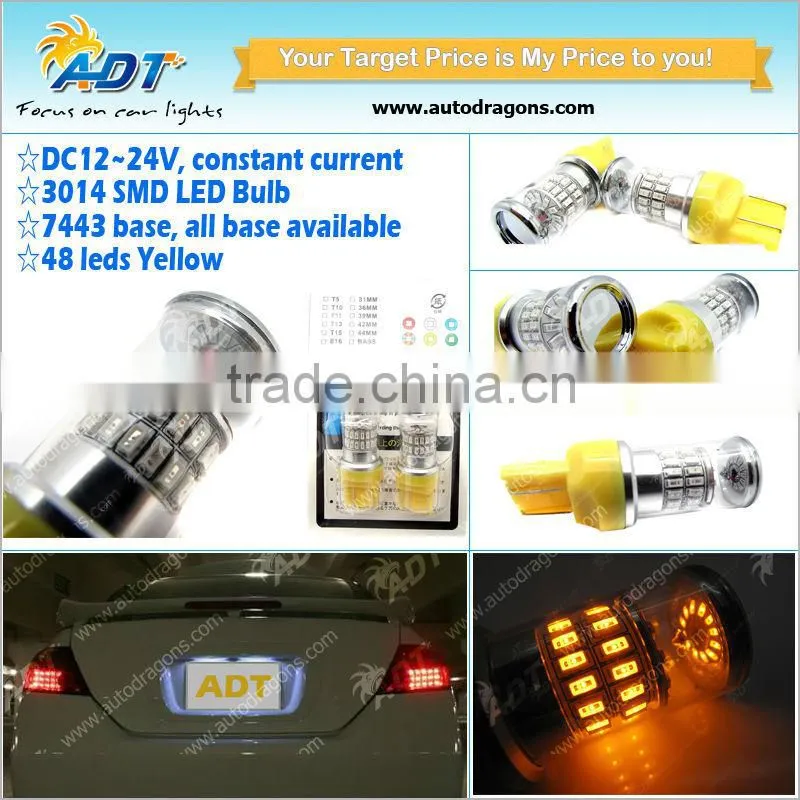 48SMD Fog Light Car Led Bulb H4/H7/H8/H11/9005/9006 White