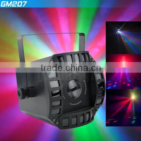 Multi Effect Light,LED Derby/Strobe/Moon Light 3in1 DJ Lights for stage