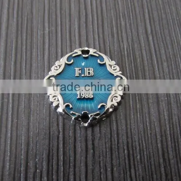 Europe Design Painted Blue Metal Plate