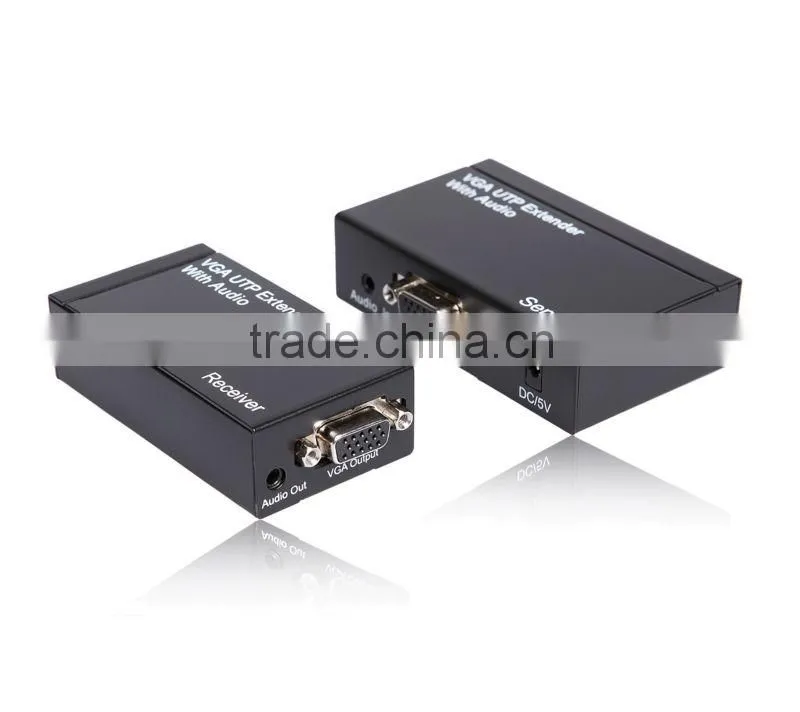 Cost efficient 1X2 VGA Splitter with Audio support 300m PETVES