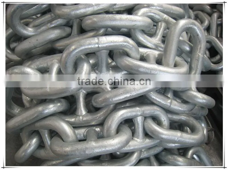 standard new HDG lifting anchor chain for sales