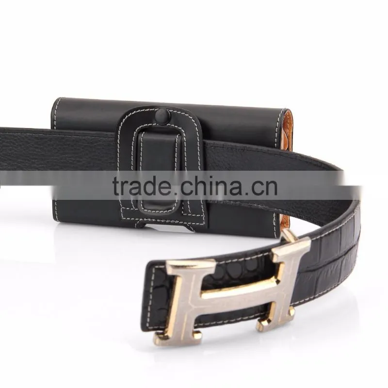 Belt Clip Holster Leather Mobile Phone Cases Pouch For Apple iPhone 6 6S Plus 5 5S SE 4 4S Smartphone Original Cell Phone Cover