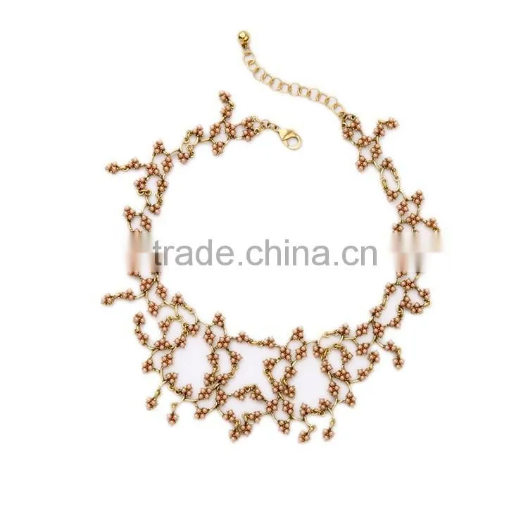 Cheap Wholesale Jewelry 2016 Latest Design Vintage Differant Design Pearl Necklace Small