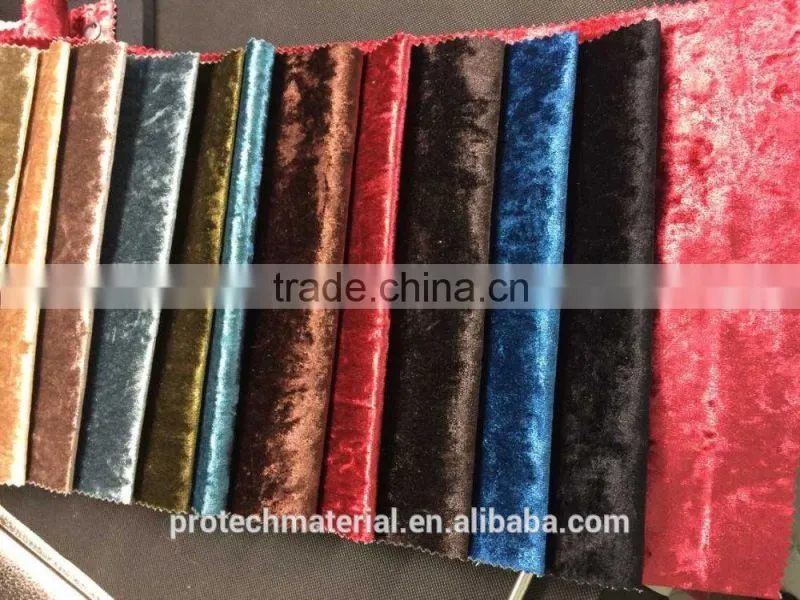 100% polyester sofa fabric ice velvet