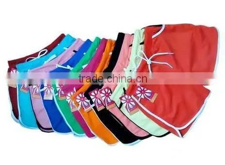 Red Knit Girl Hot Shorts