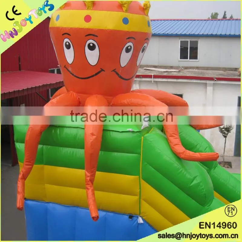 Water Outdoor Trampoline Park Slide Octopus Inflatable Pool