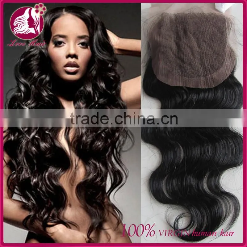 2015 Hot Sale 4*4 Lace Closure Malaysian Hair Lace Closure