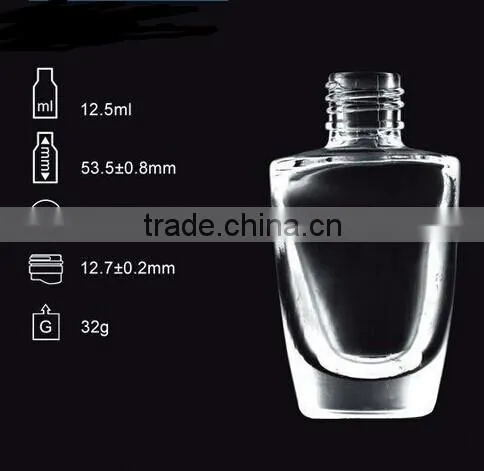 Custom made glass Nail Enamel Bottle manicure