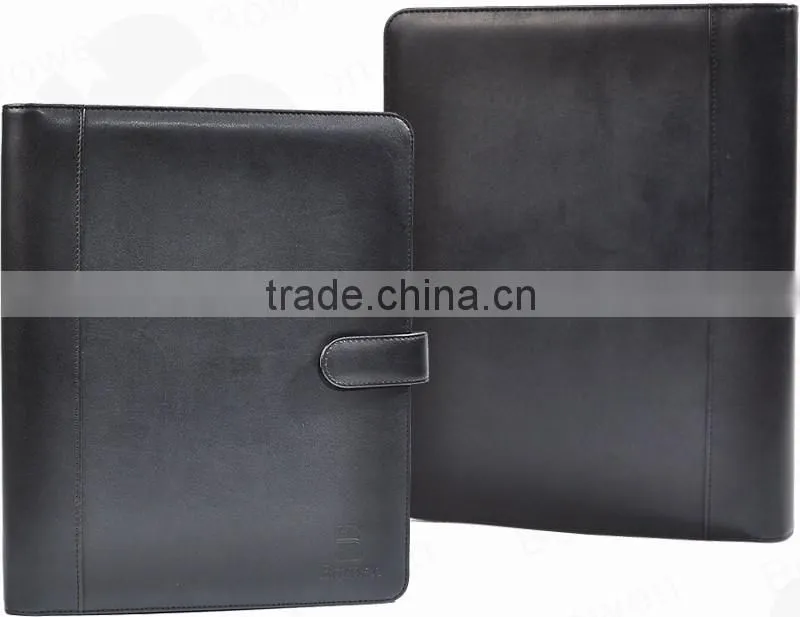 A4 leather portfolio folder&conference folder&compendium folder