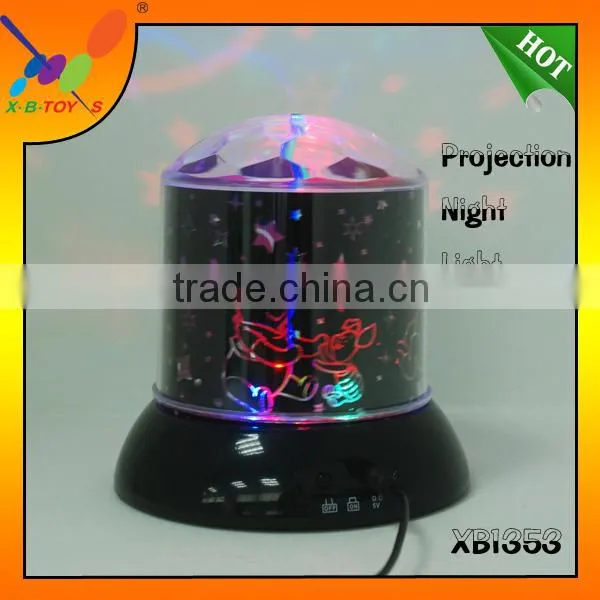 2015 Factory Provide the Projection Lamp Creative LED Rotating Projector