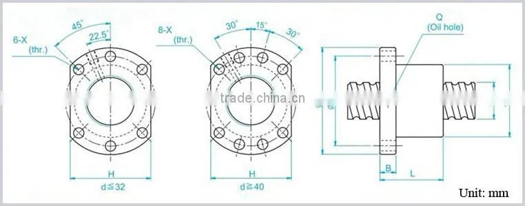ball screw coupling/double nut ball screw/ball screws and nut