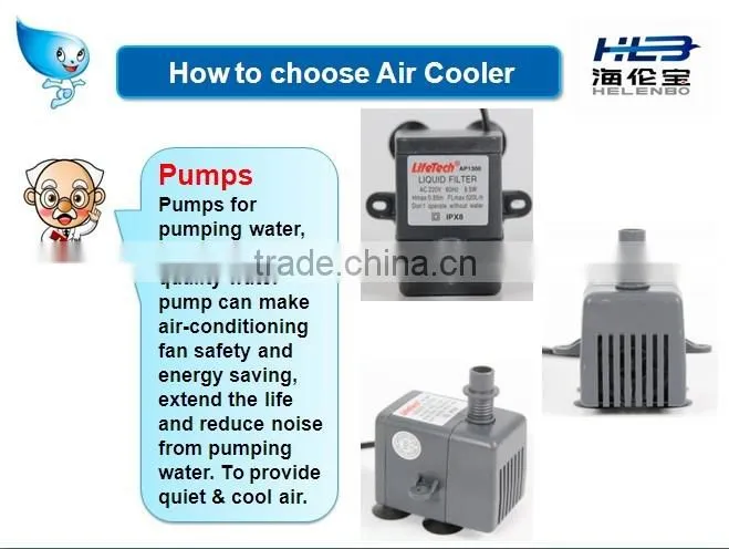 Tempered glass cover water air conditioner