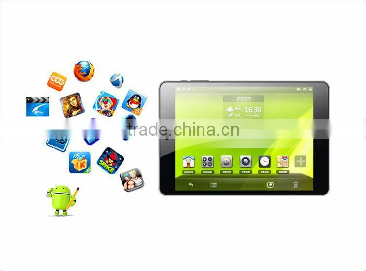 7.85 inch Allwinner A20 OEM computer tablets reviews Dual Core HDMI 1080P Output Android 4.2