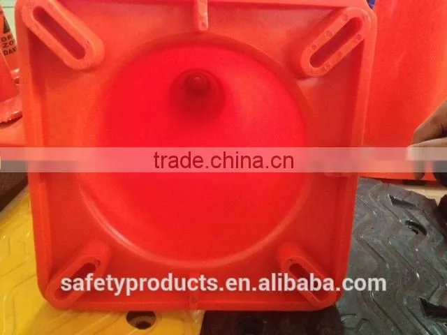 height 700mm PVC glow in the dark traffic cone