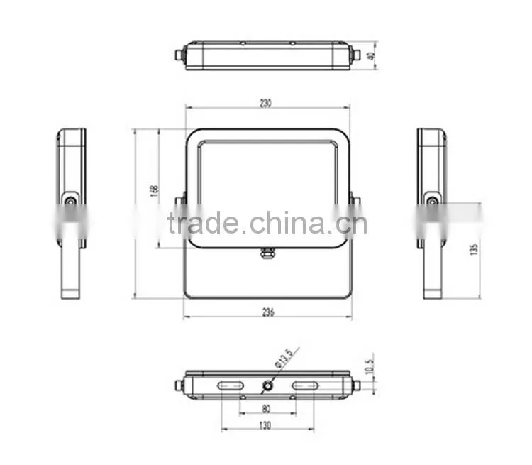 Best Price IP65 waterproof outdoor led flood lighting 50w