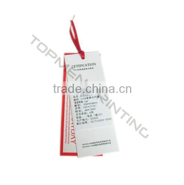 Customized Apparel Hang Tag Design