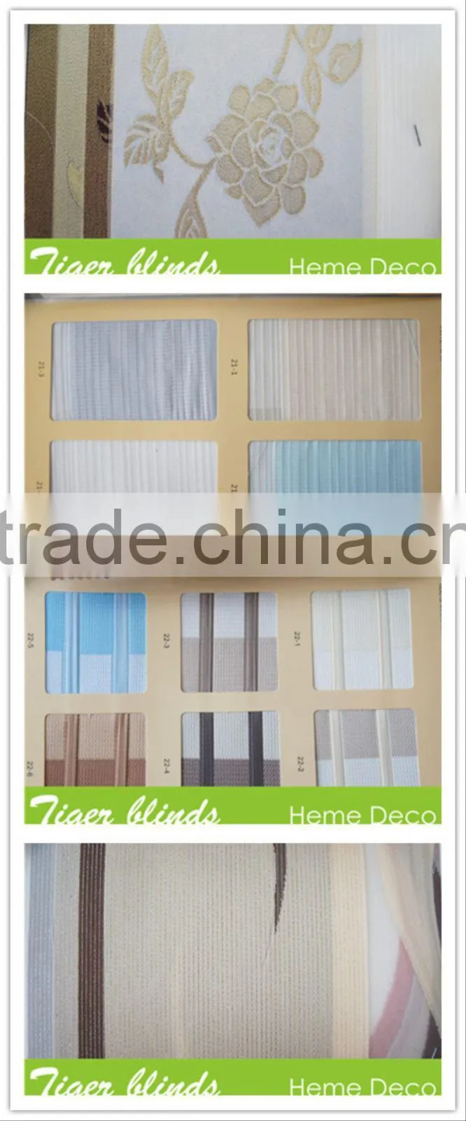 guangzhou motorized remote control zebra blinds