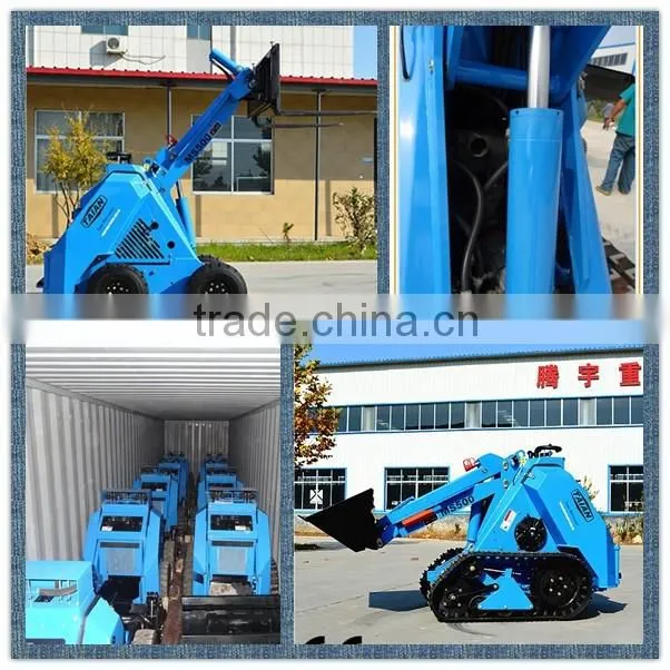 farm machinery equipment MS500 skid loader with digger