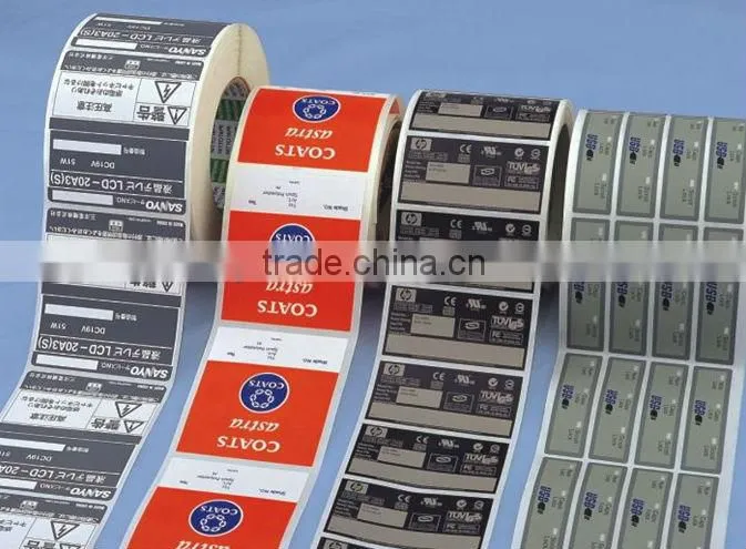 Eco-friendly Non-toxic OEM permanent Paper Custom retail Adhesive Sticker