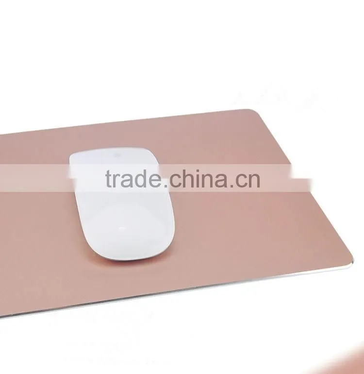 Aluminum Metal Mouse Pad Game Mouse Pad with Non-slip Rubber Base