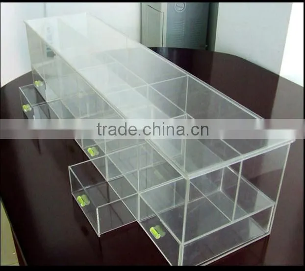 with 6 drawer acrylic storage box clear plastic box