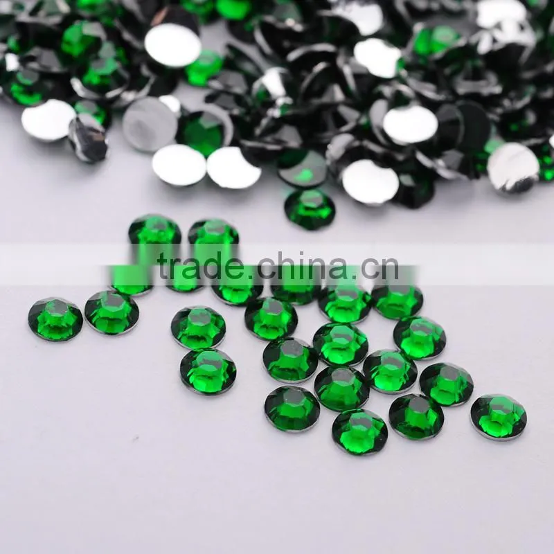 2014 point back crystal glass chatons rhinestone