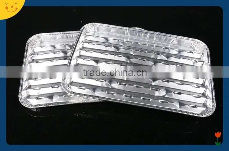 Disposable Aluminium foil food container for BBQ
