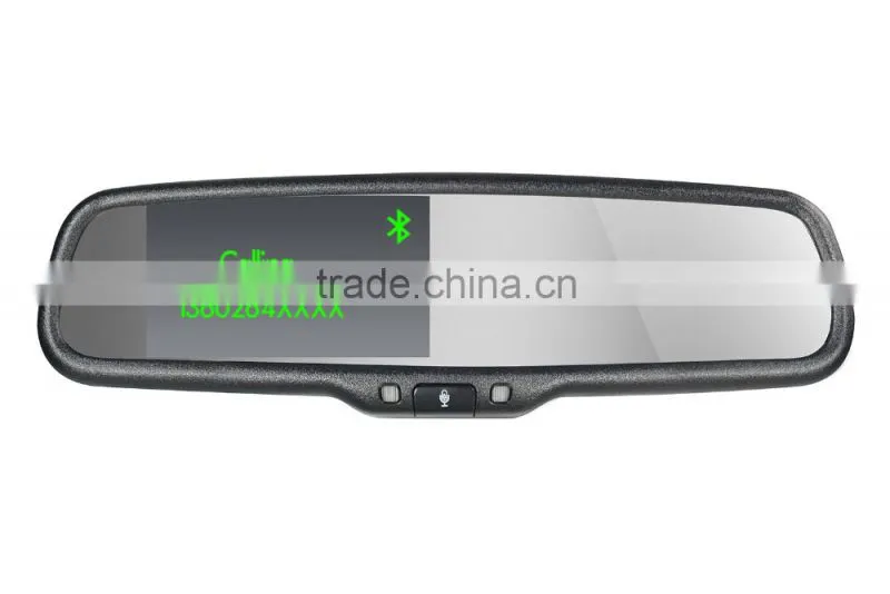 4.3 Inch Car Rear View Mirror Monitor with Bluetooth Handsfree for any Car Model