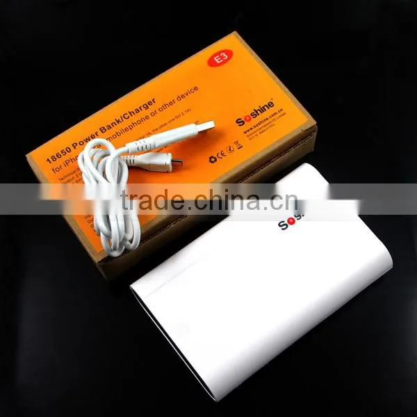 Soshine E3 18650 4pcs 4*18650 DIY power bank 4*18350 battery power bank