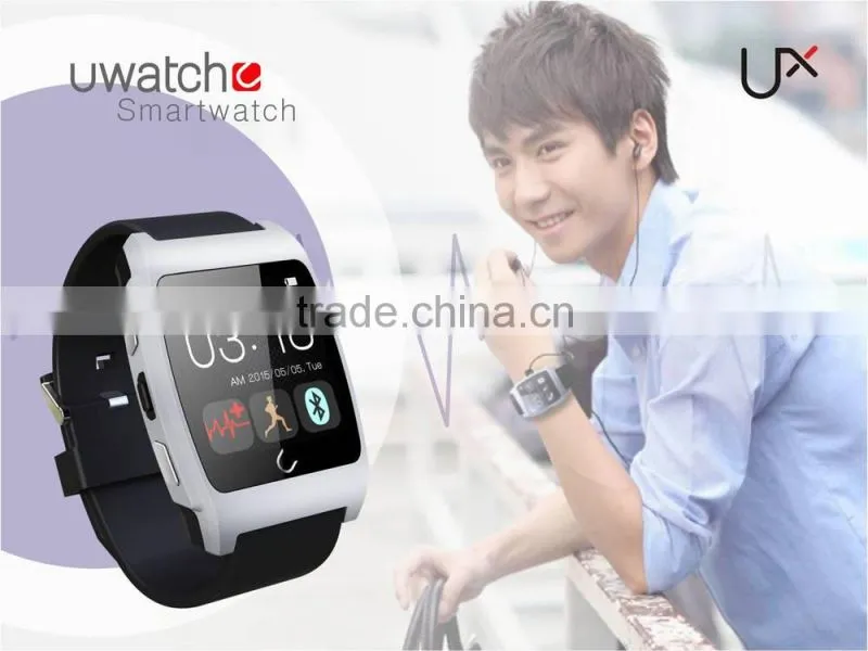 Bluetooth smart watch wristwatch UX Uwatch compatible with IOS and Android
