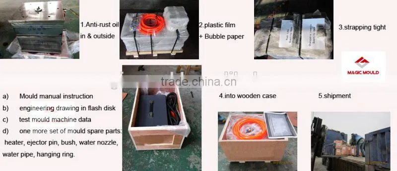 big volume 240L street dustbin injection mould