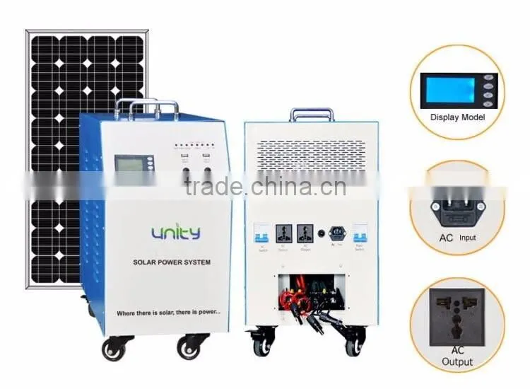 Solar Energy PV System for Home Appliances Products with 150 Watt Solar Panel