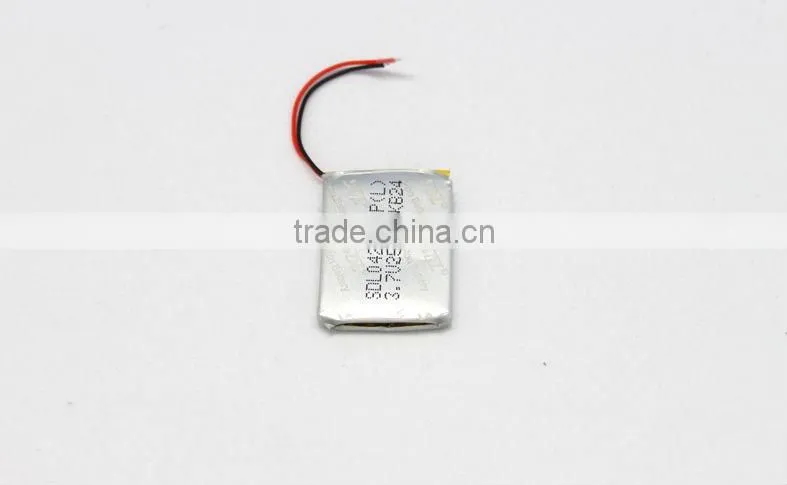 Factory SDL 3.7V 250mah 042530AP Li-polymer battery for MP3 Lithium polymer batteries