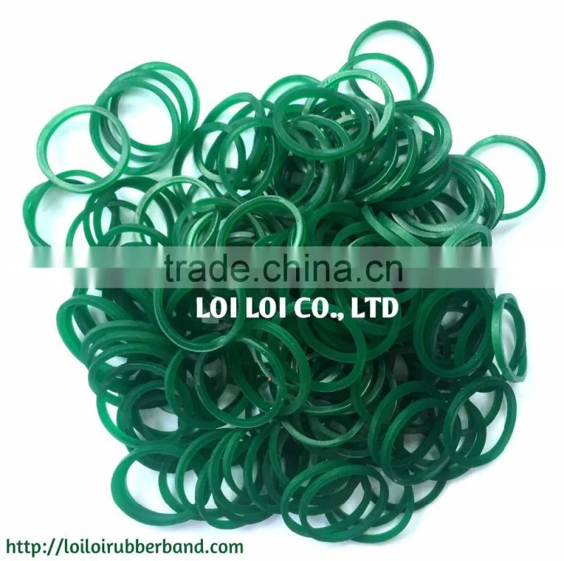 Supply small loom rubber bands - HOT cheap price small circular loom band glitter rubber band natural