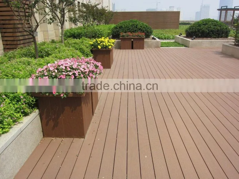 2015 Outdoor Composite Hollow WPC Flooring 150x25mm with CE
