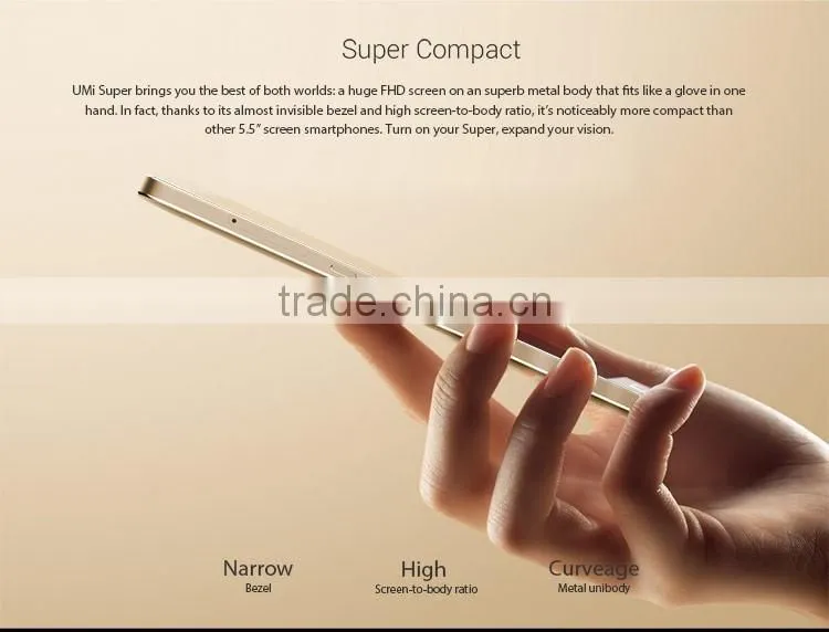 UMI Super Smartphone 4GB 32GB MTK6755 2.0GHz Android 6.0 5.5 inch FHD Gold