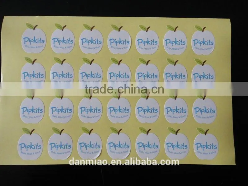 Intaglio printing security paper sticker