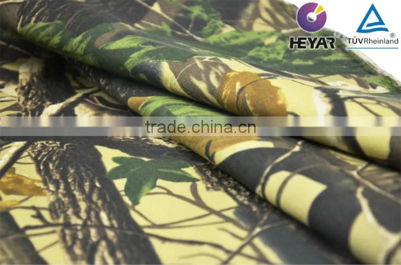 Forest Camo Print Custom Printed Fabric