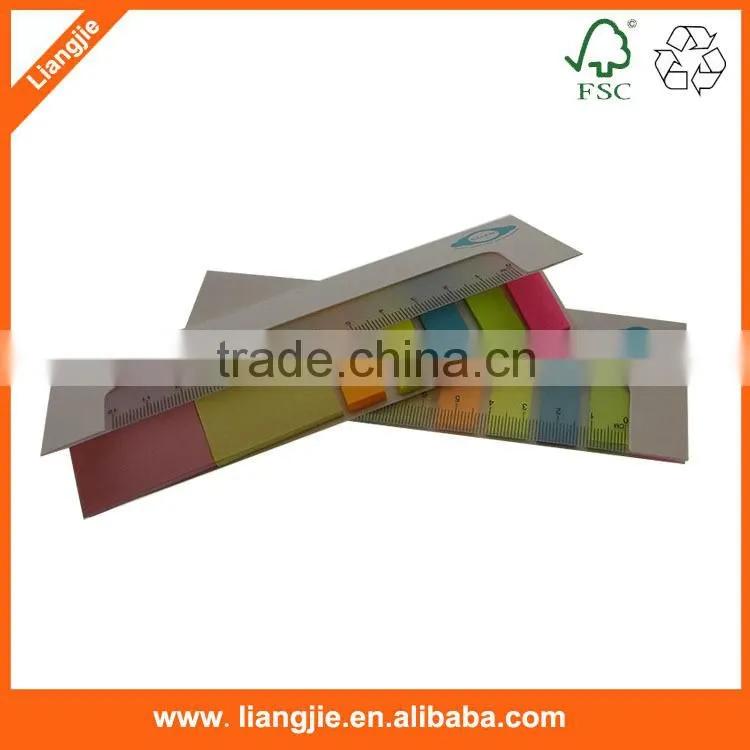 remove shaped memo pad with pen hole