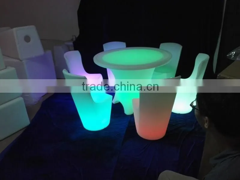 Led dinning table large diameter 1.1m with a lots seats room