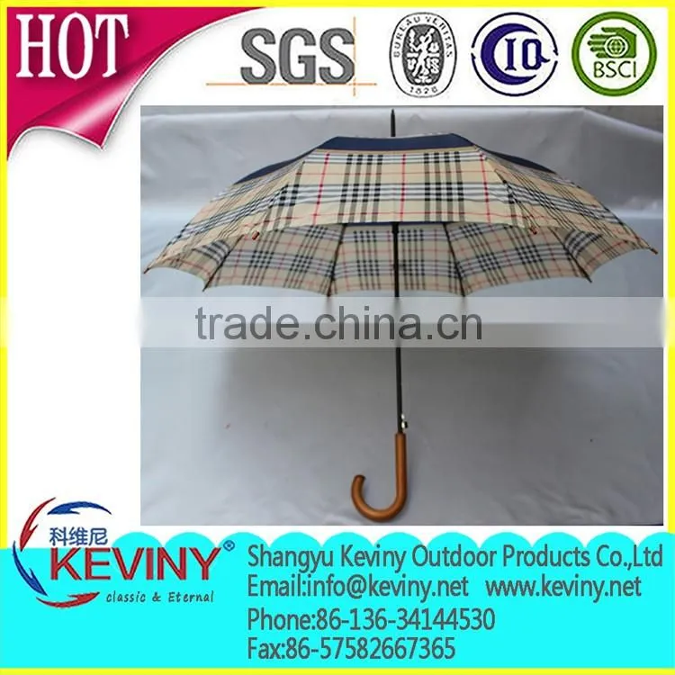 Straight Umbrella parasol auto open umbrella in high quality from Chinese umbrella manufacturer