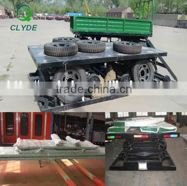 Best quanlity double wheel semi cargo trailer for sale