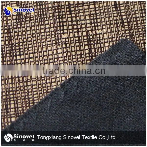Polyester Suede bonded fur