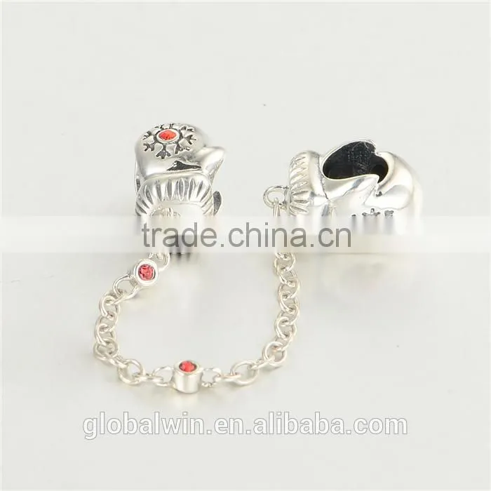 Bulk Hand Gloves Safty Chain Wholesale Metal Bracelet Charms