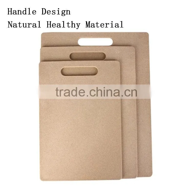 Wholesale Healthy Rice Husk Chopping Blocks 3 Piece Cutting Board Set