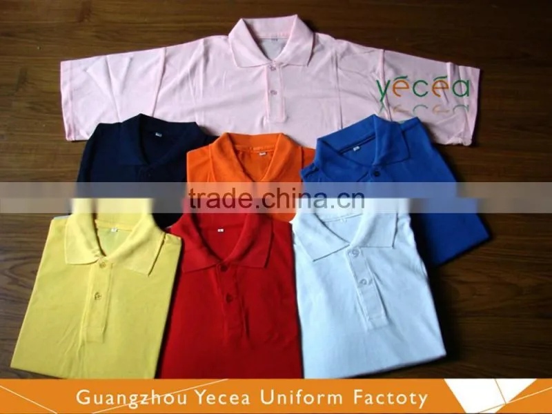 2016 New colorful 100%cotton fashionable single leisure breathable outdoor POLO shirt for men wholesale