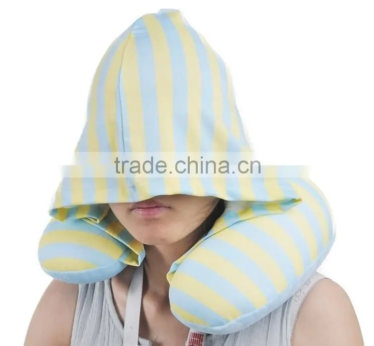 Trave U Shape Neck Pillow with Hood